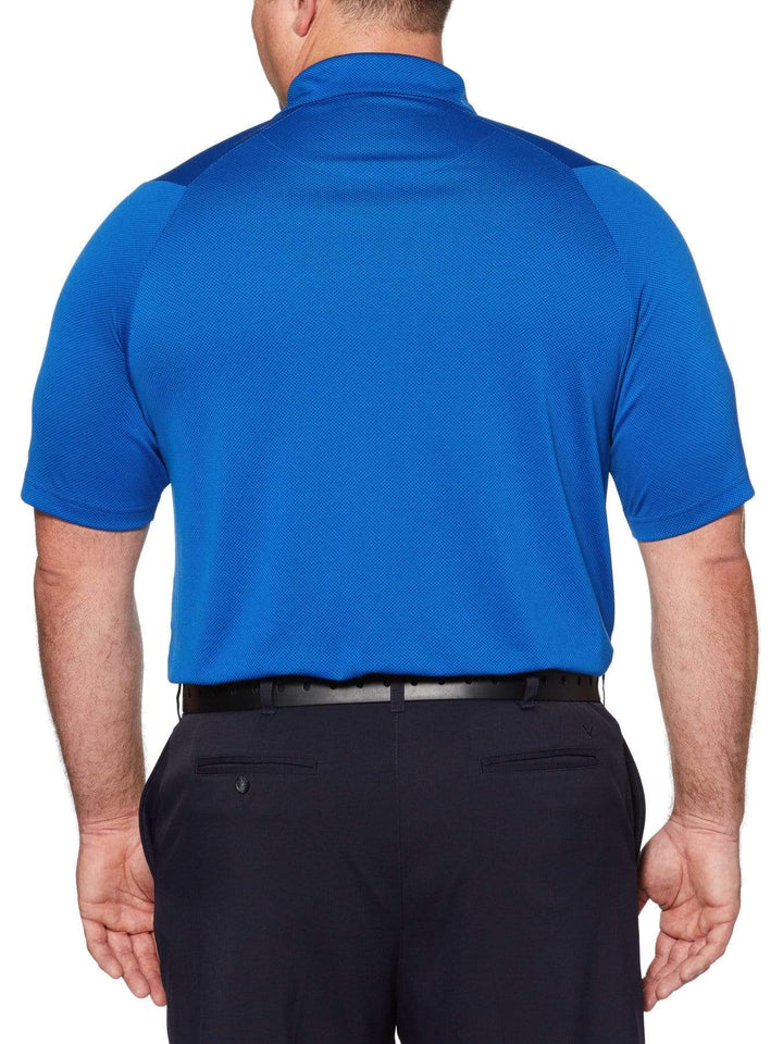 Big & Tall Jacquard Swing Tech Polo-Polos-Callaway Apparel