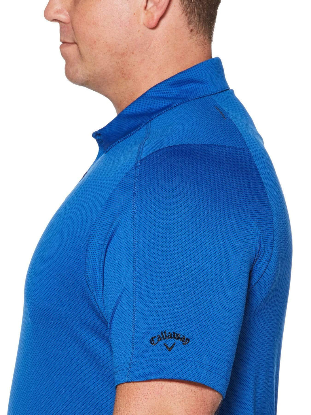 Big & Tall Jacquard Swing Tech Polo-Polos-Callaway Apparel