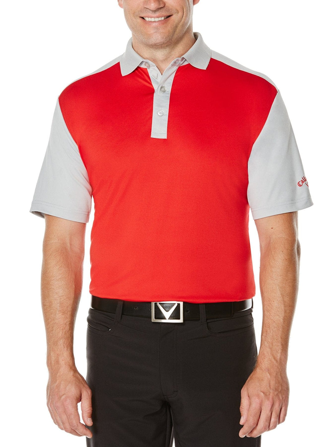 Big & Tall Performance Color Block Polo-Polos-Callaway