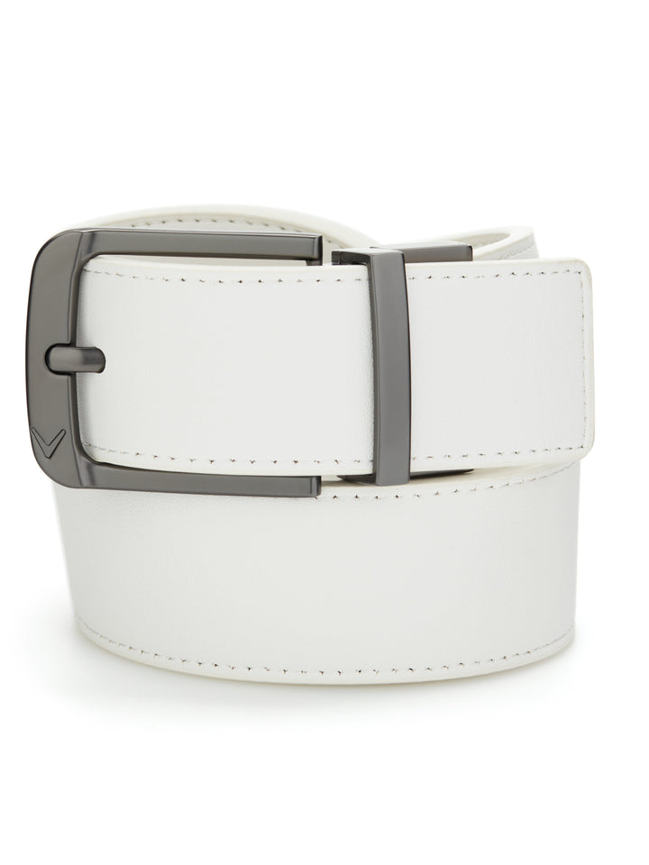Chevron Print Golf Belt (Bright White) 