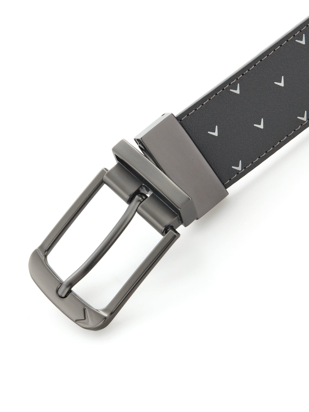 Chevron Print Golf Belt (Med Grey) 