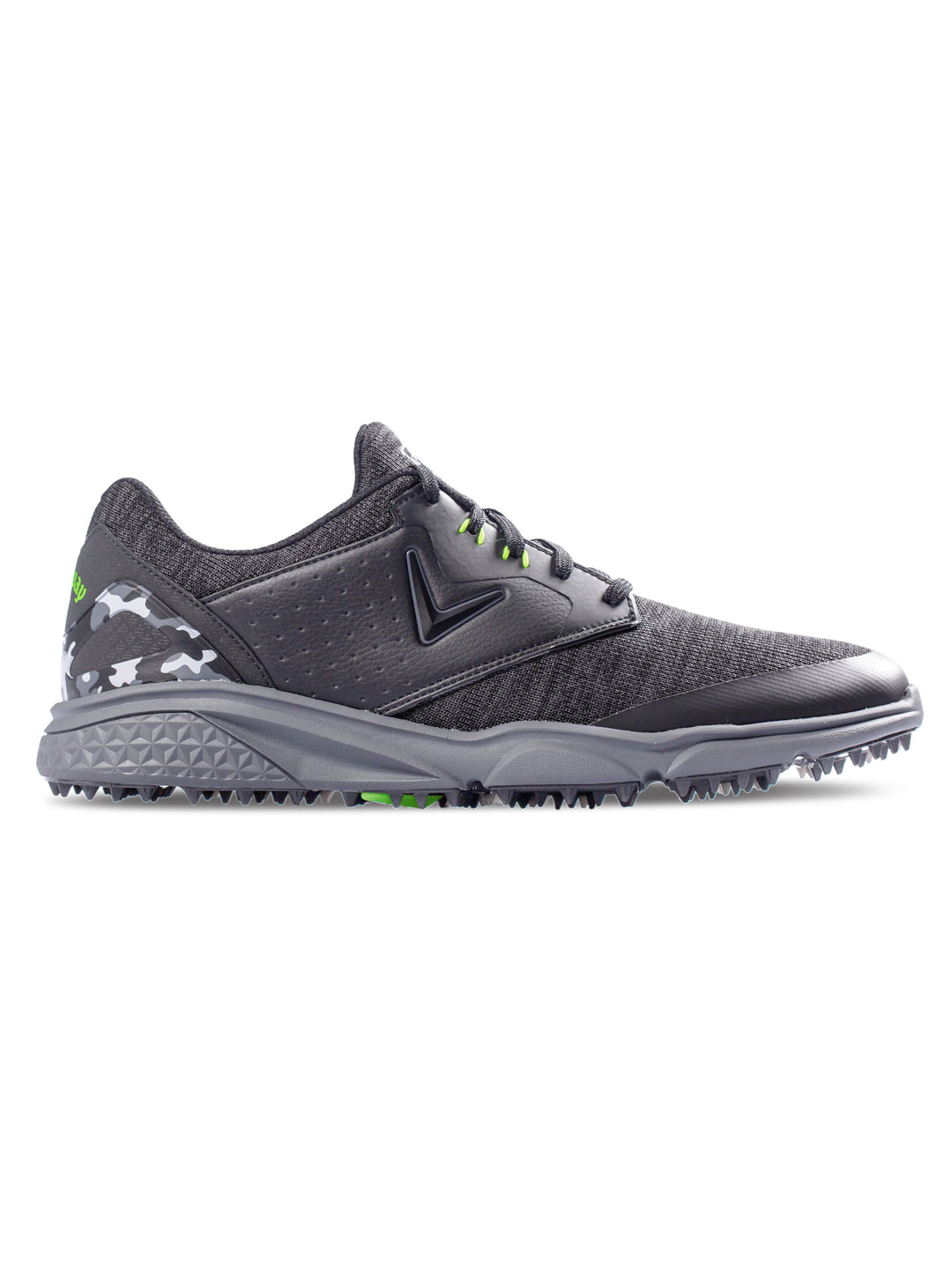 Mens Coronado V2 Spikeless Golf Shoes (Black/Grey) 