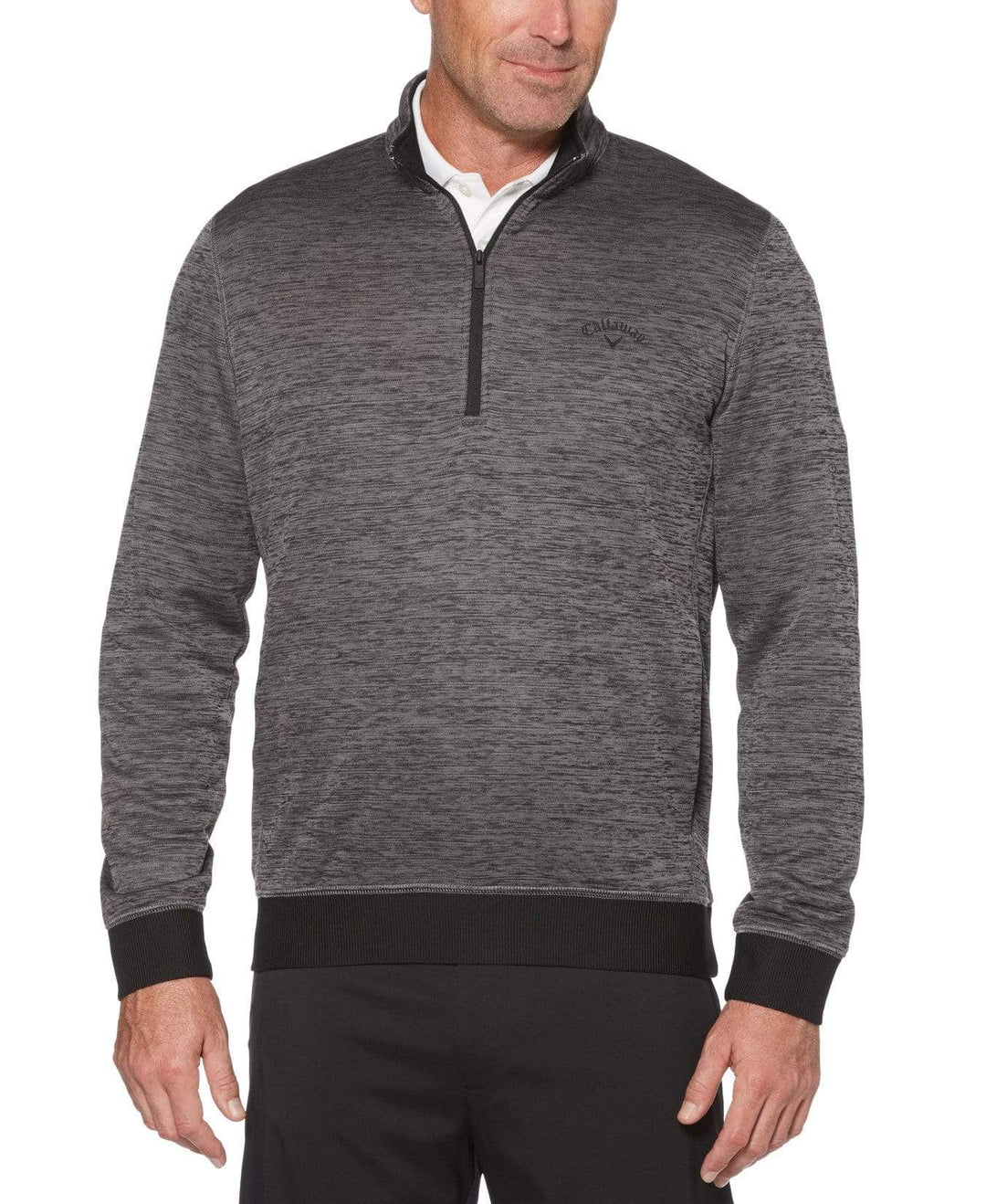 Mens Dual Action 1/2 Zip Pullover Jackets Castlerock Heather / L