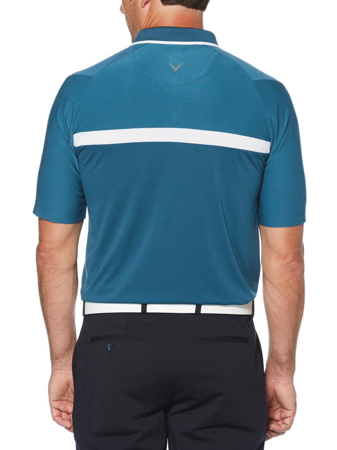 Mens Swing Tech Fine Line Color Block Golf Polo-Polos-Callaway