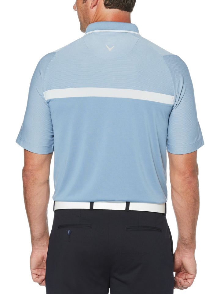 Mens Swing Tech Fine Line Color Block Golf Polo-Polos-Callaway