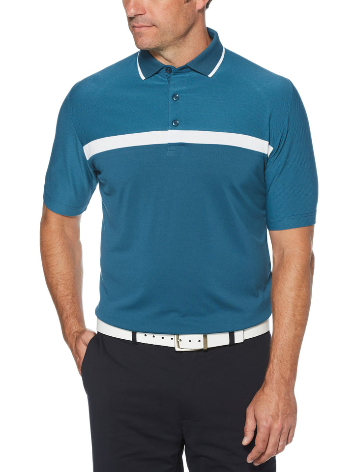 Mens Swing Tech Fine Line Color Block Golf Polo-Polos-Callaway