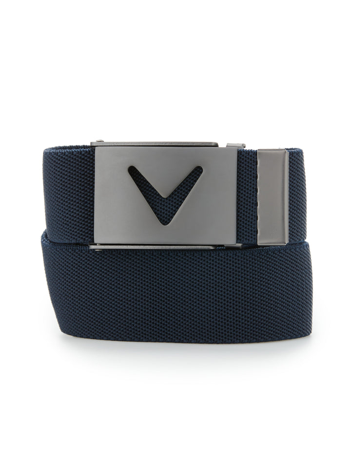 V-Logo Web Golf Belt (Peacoat) 