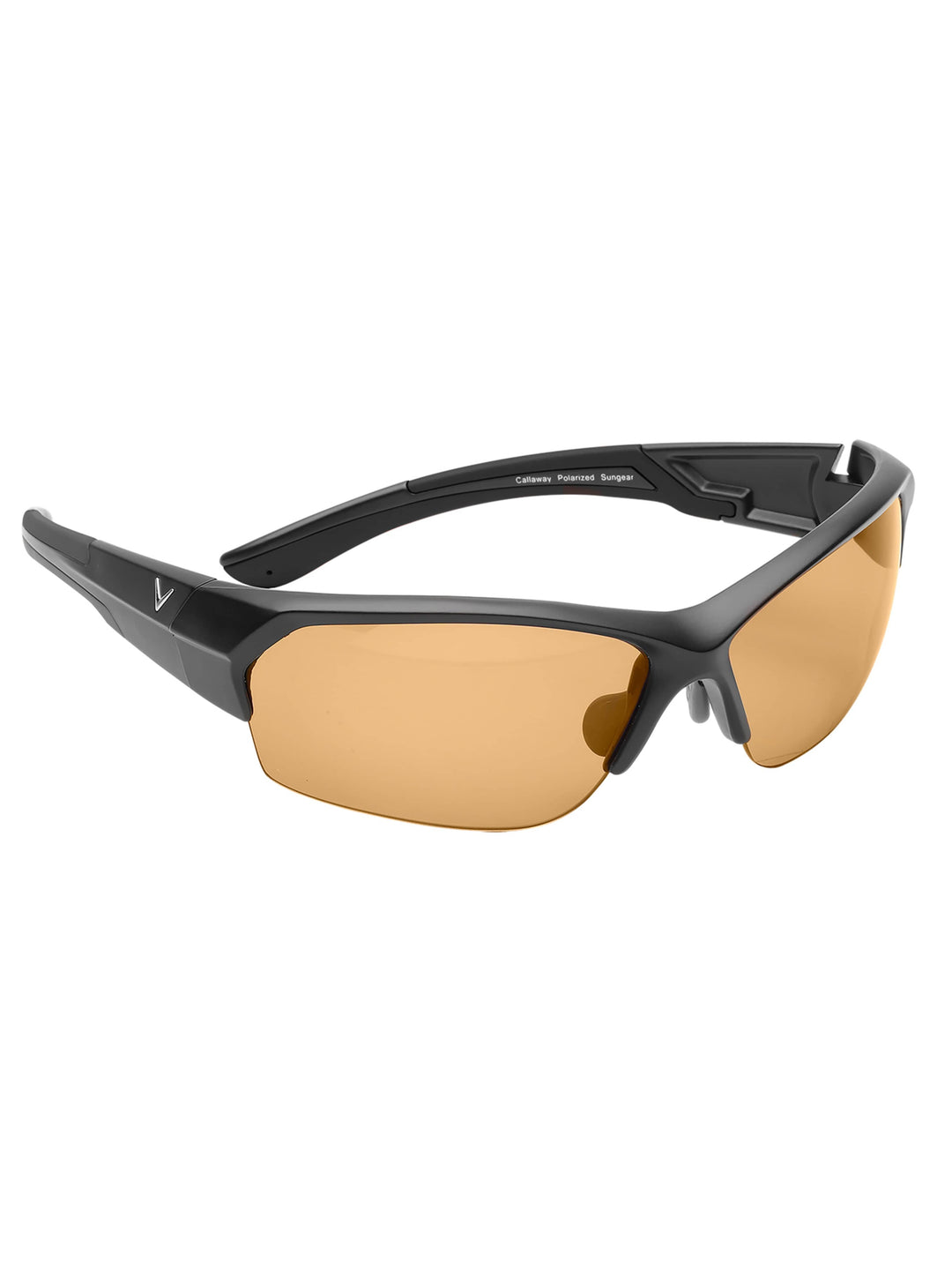 Raptor Polarized Sunglasses (Matte Black/Brown) 