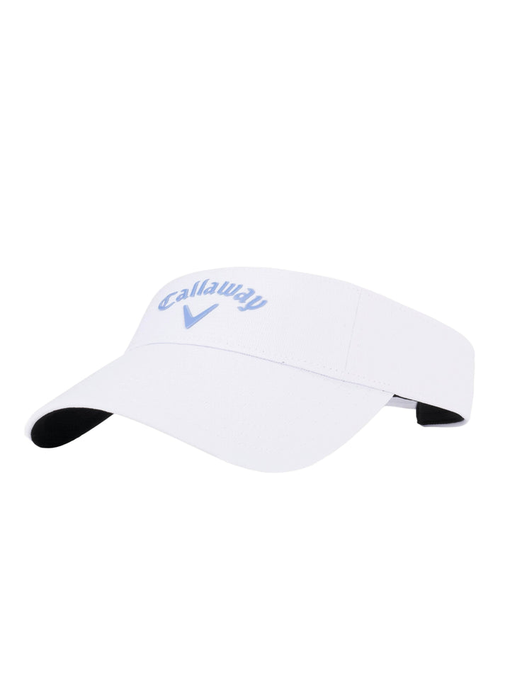 Womens Liquid Metal Visor-Hats-White/Purple-NS-Callaway