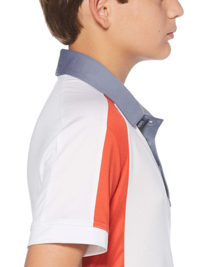Youth Callaway Mapped Color Block Polo Polos