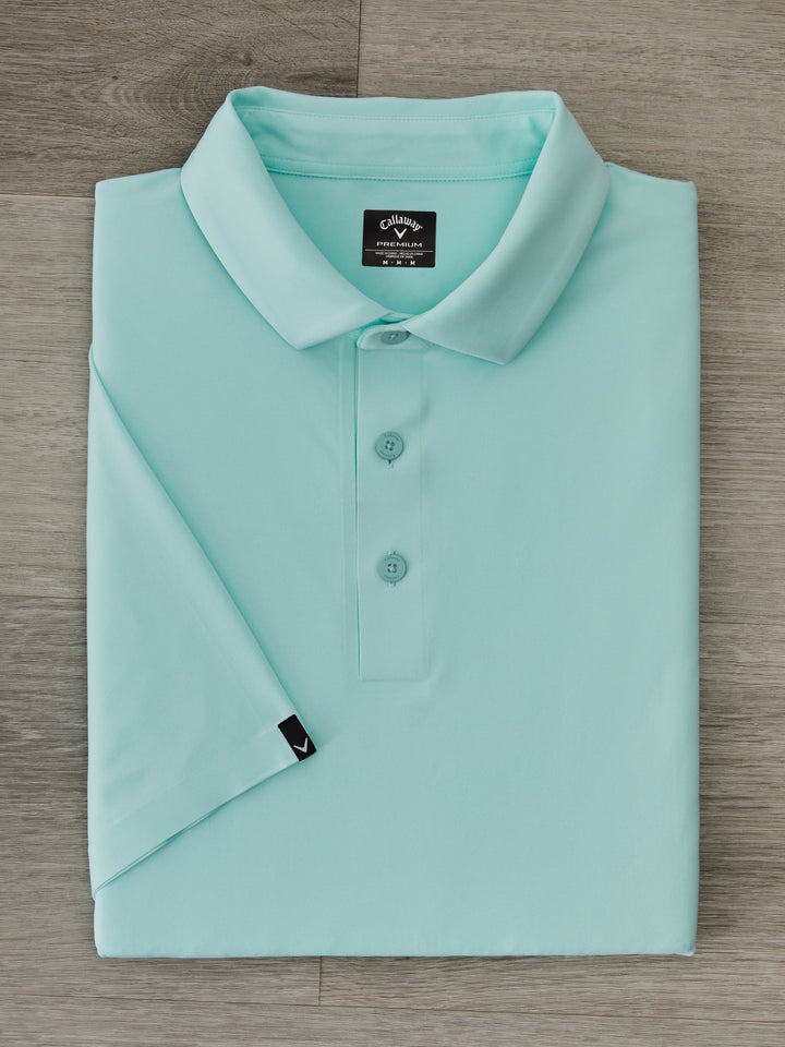 Premium Two-Tone Golf Polo (Limpet Shell Htr) 