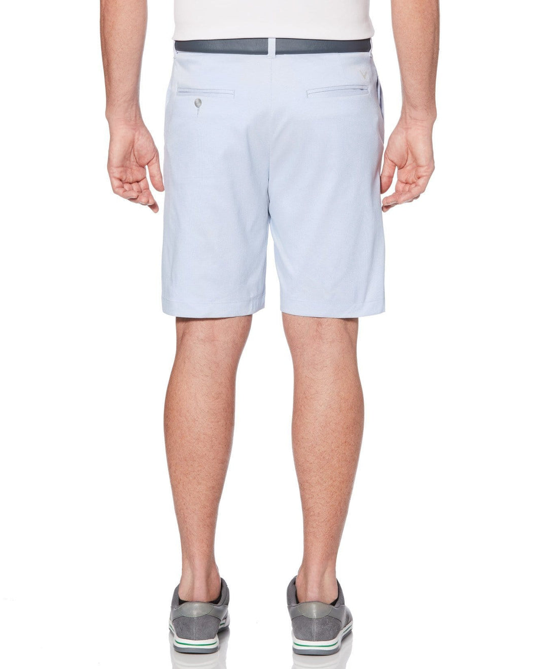 Mens Oxford Plaid Stretch Short