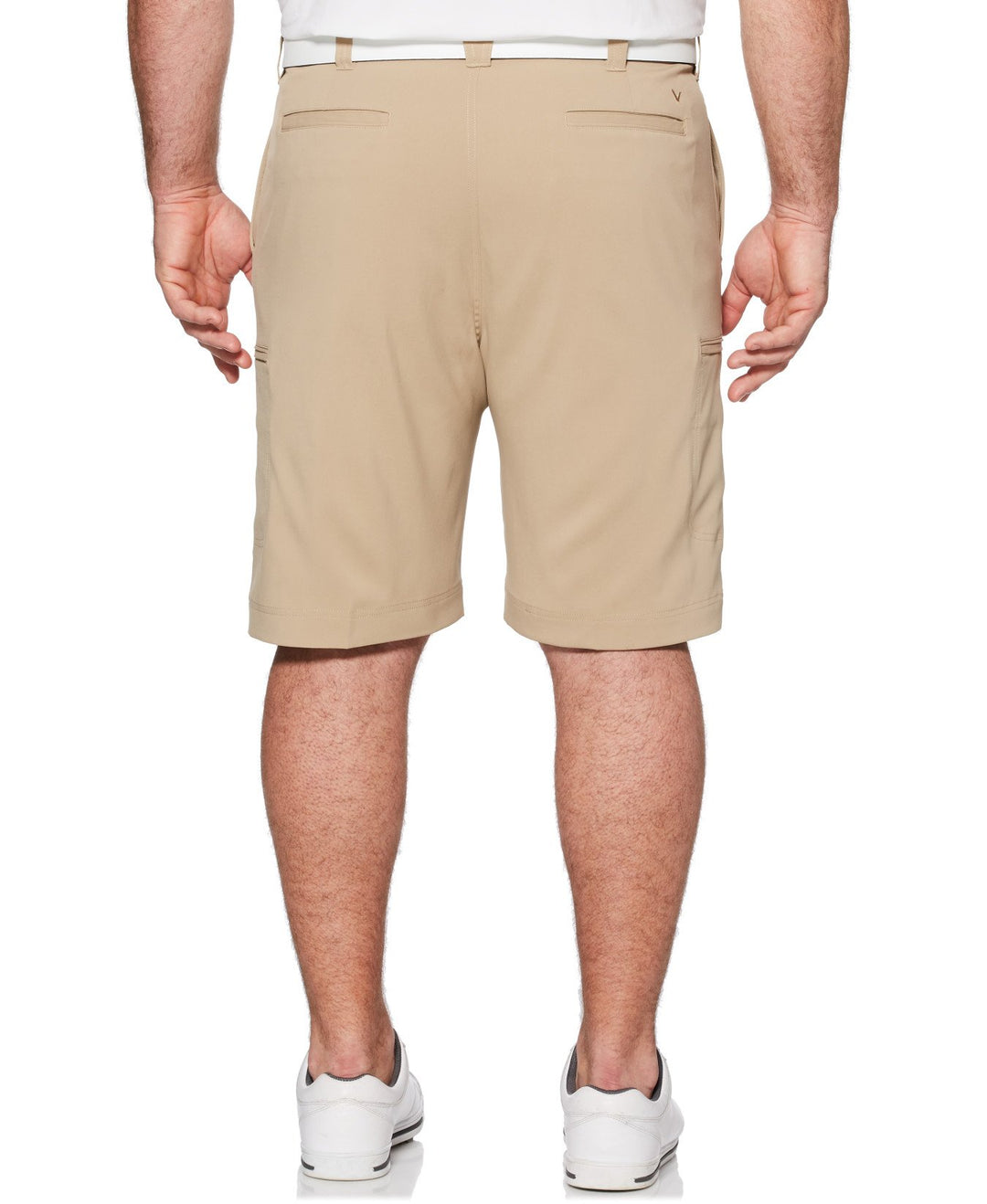 Big & Tall Stretch Solid Cargo Short with Active Waistband