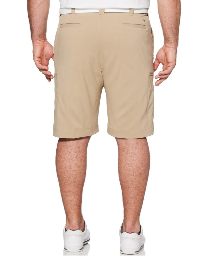 Big & Tall Stretch Solid Cargo Short with Active Waistband