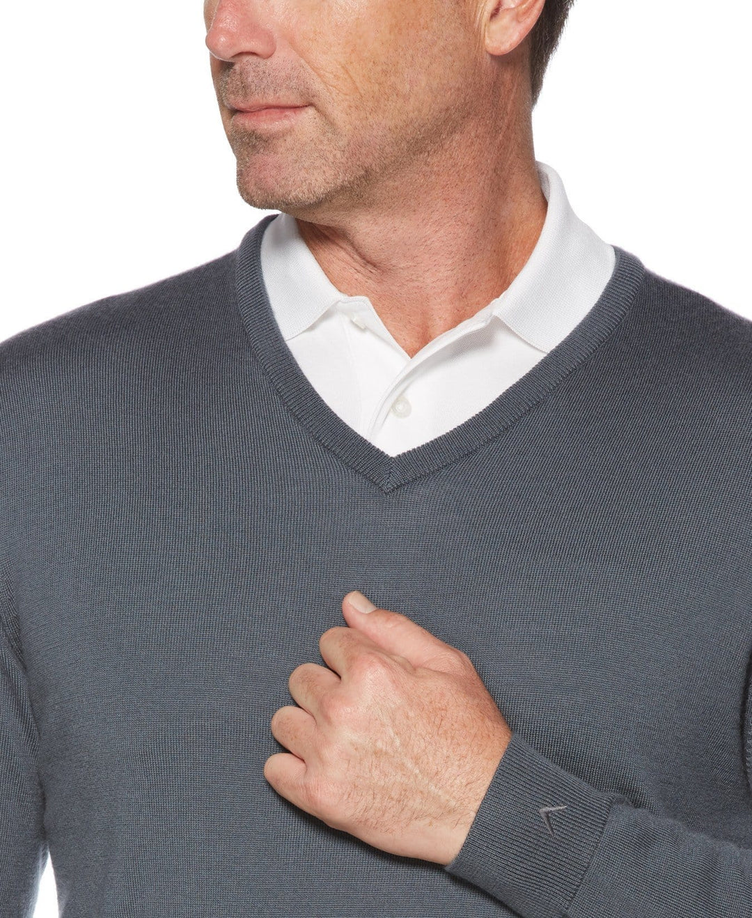 Mens V-Neck Merino Sweater
