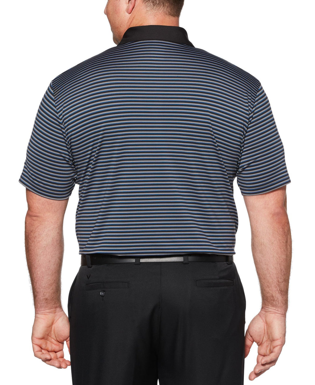 Big & Tall Big & Tall Refined 3-Color Stripe Polo
