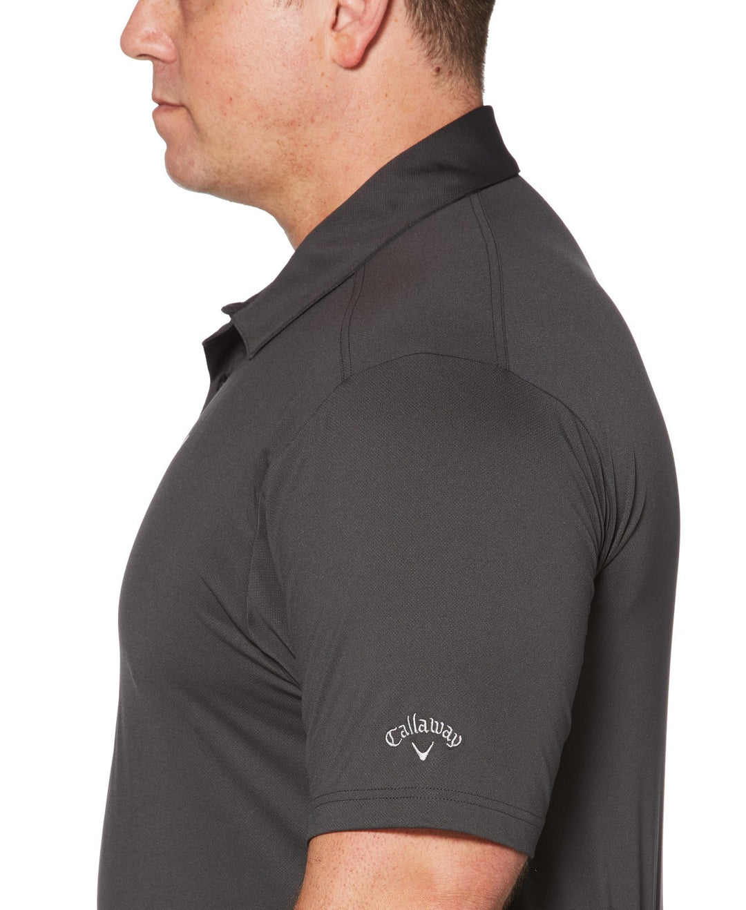 Big & Tall Micro Hex Solid Polo