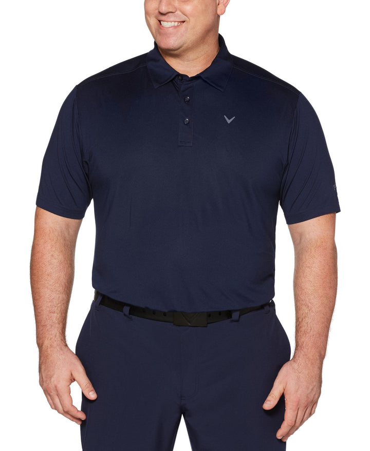 Big & Tall Micro Hex Solid Polo