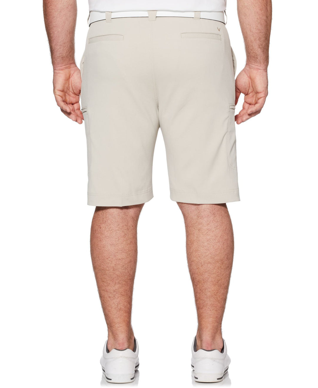 Big & Tall Stretch Solid Cargo Short with Active Waistband
