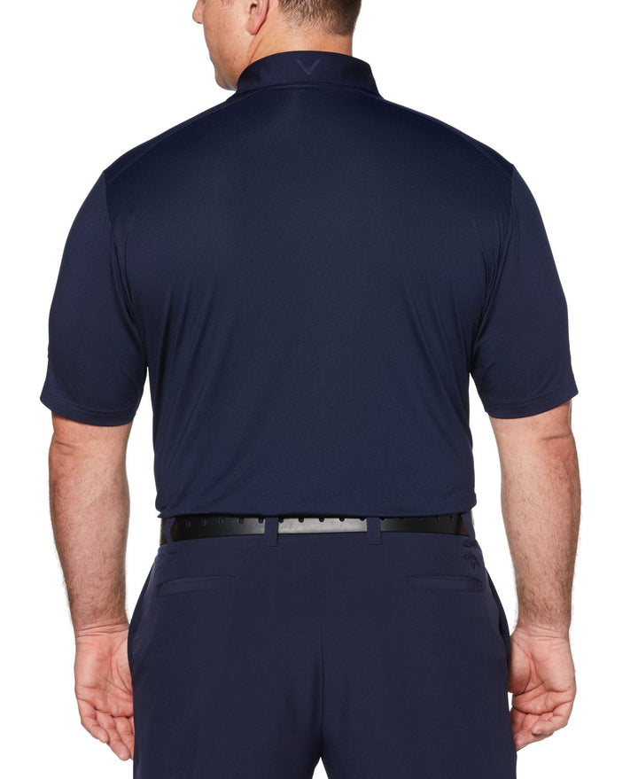 Big & Tall Micro Hex Solid Polo