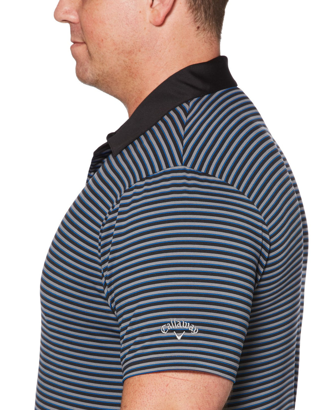Big & Tall Big & Tall Refined 3-Color Stripe Polo