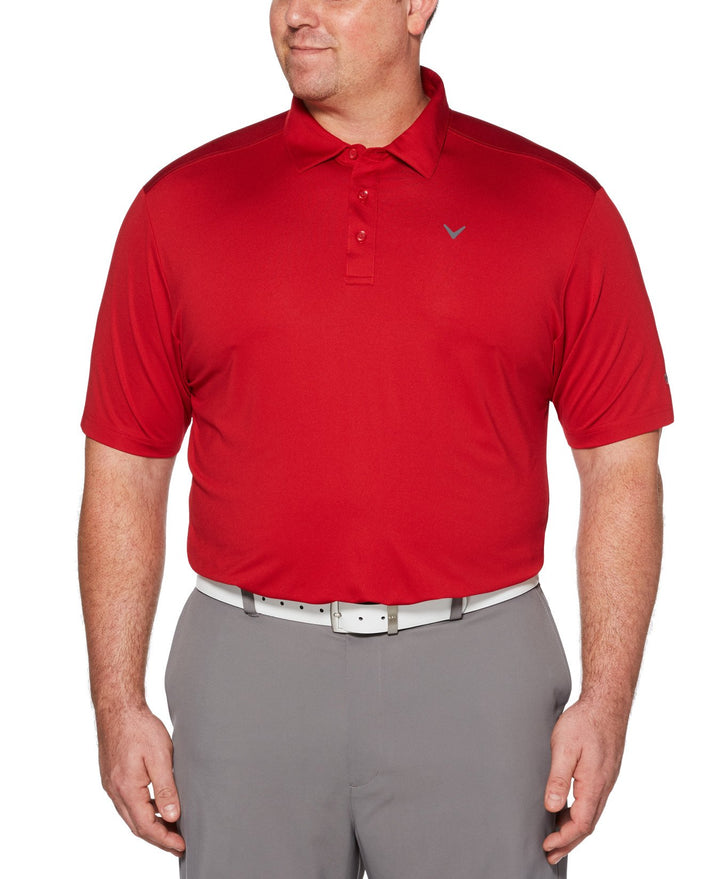 Big & Tall Micro Hex Solid Polo