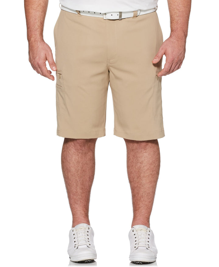 Big & Tall Stretch Solid Cargo Short with Active Waistband