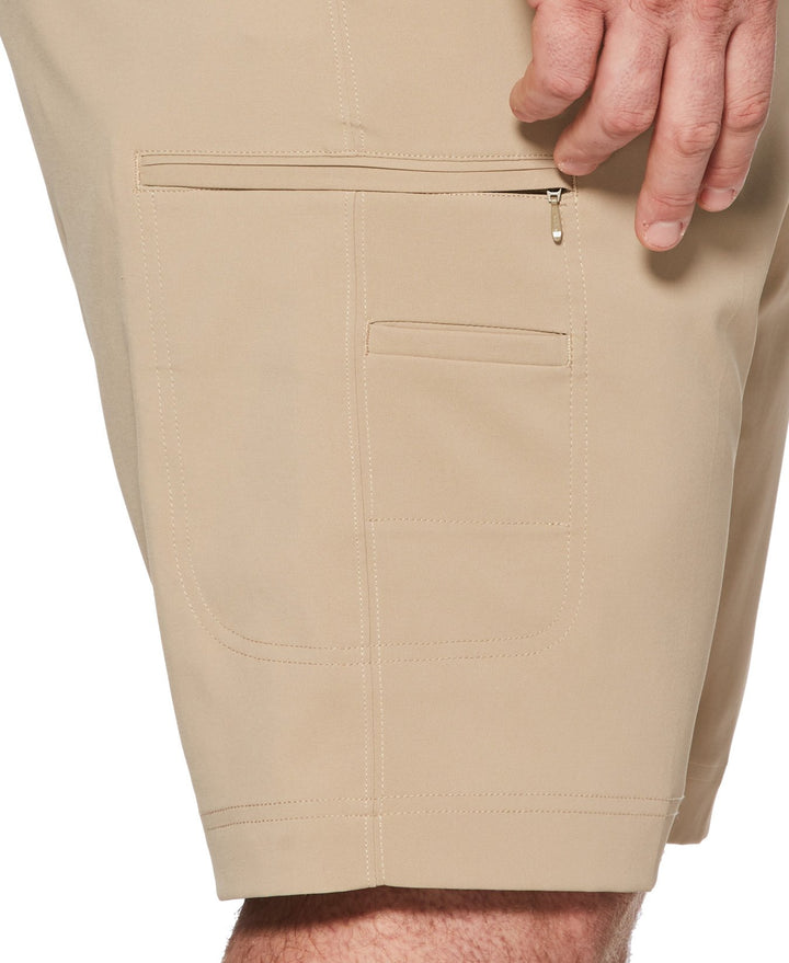 Big & Tall Stretch Solid Cargo Short with Active Waistband
