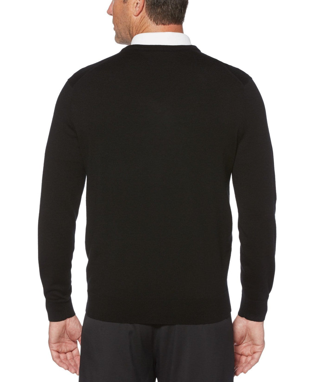 Mens V-Neck Merino Sweater