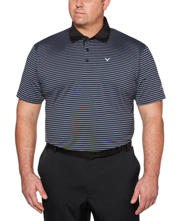 Big & Tall Big & Tall Refined 3-Color Stripe Polo
