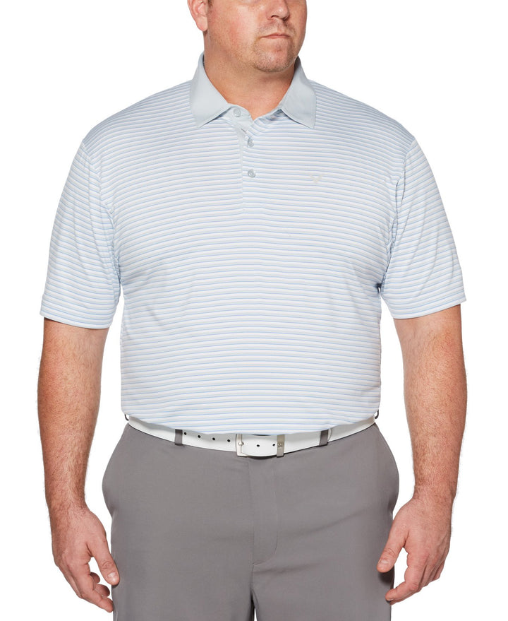 Big & Tall Big & Tall Refined 3-Color Stripe Polo